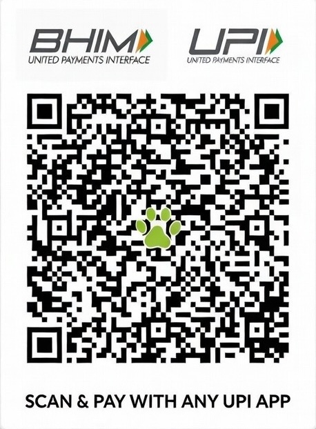 UPI QR code to donate to PAW Kannur